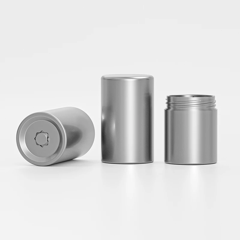 YR1083铝合金香体膏管 65x40mm便携香体膏包装定制