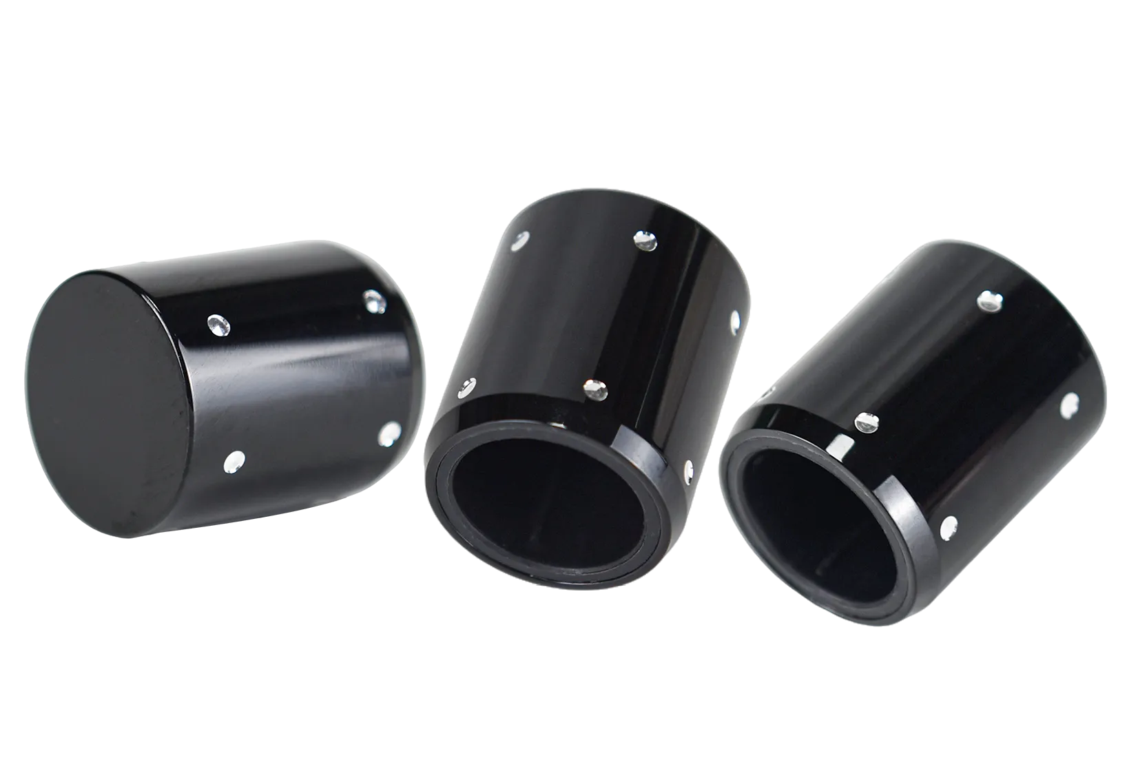 圆柱形香水盖周围一圈打孔镶钻装饰 - 图片 8