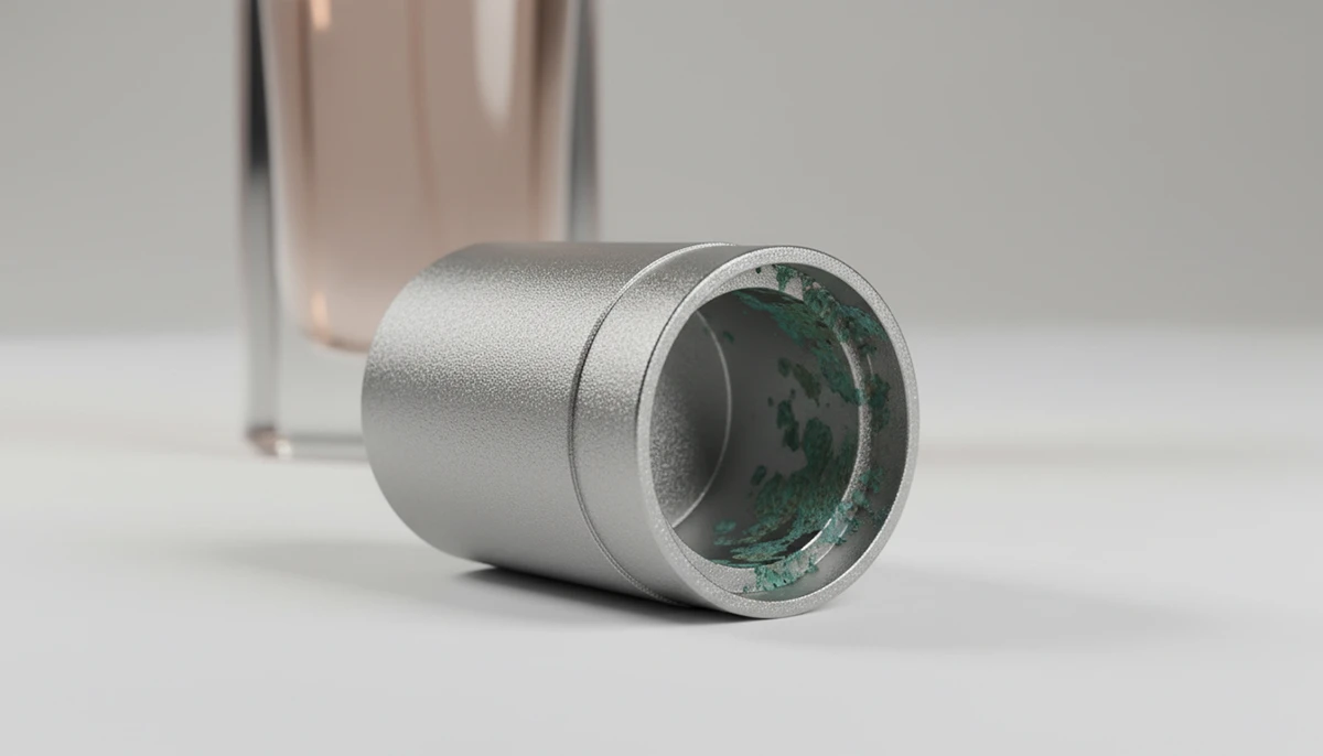 全面了解锌合金香水盖内壁腐蚀问题解析及工艺避坑